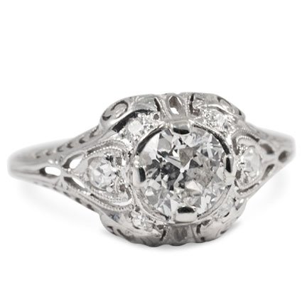 Art Nouveau Diamond Vintage Ring