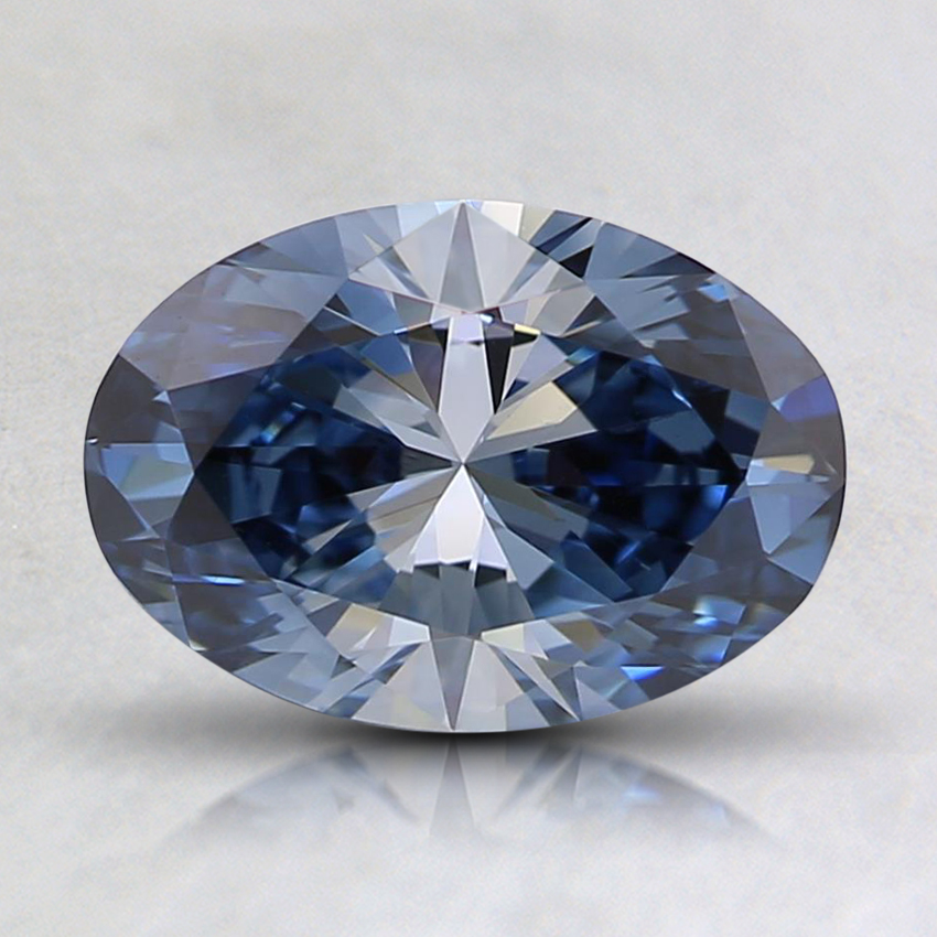 1.09 Ct. Fancy Blue Oval Lab Grown Diamond
