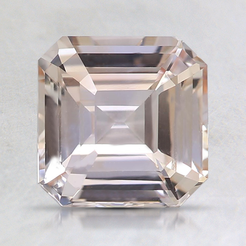 7.1mm Peach Asscher Sapphire