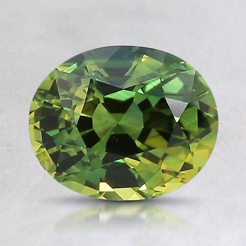 7.8x6.4mm Unheated Parti-Color Oval Australian Sapphire