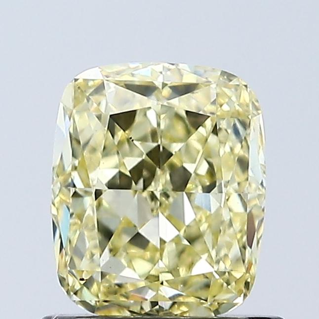 1.04 Ct. Fancy Intense Yellow Cushion Lab Grown Diamond