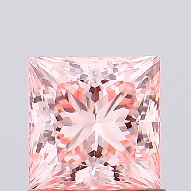 1.04 Ct. Fancy Vivid Pink Princess Lab Grown Diamond