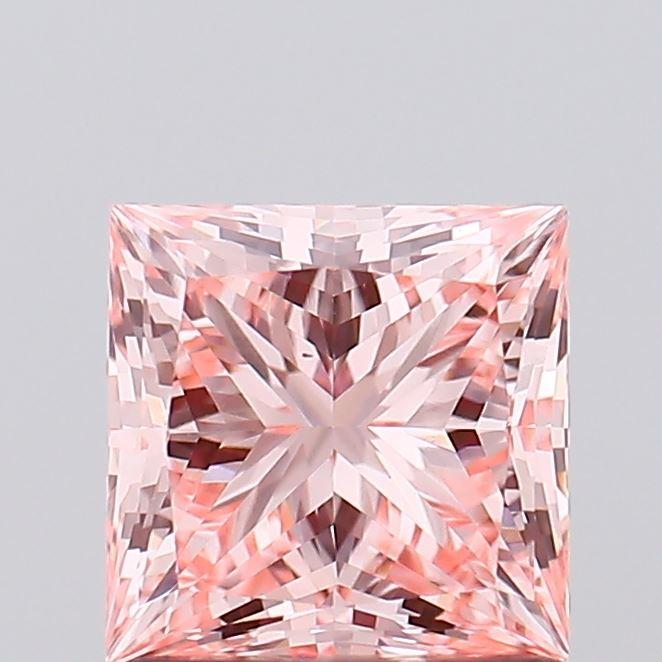 1.05 Ct. Fancy Vivid Pink Princess Lab Grown Diamond