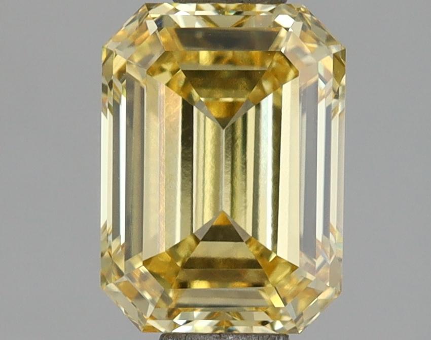 1.68 Ct. Fancy Intense Yellow Emerald Lab Grown Diamond