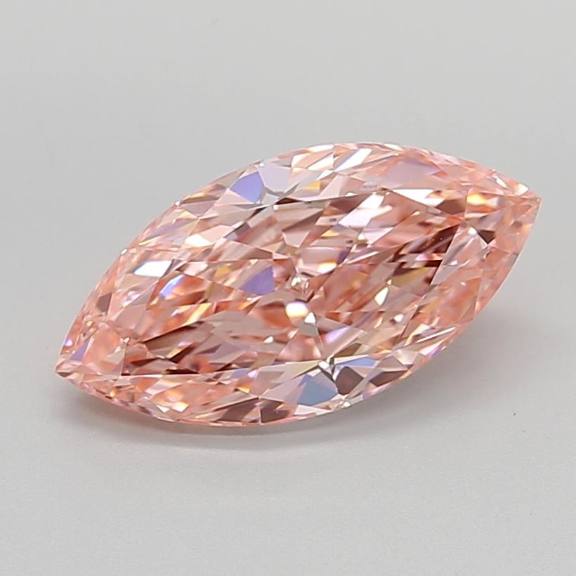 2.76 Ct. Fancy Vivid  Pink Marquise Lab Grown Diamond