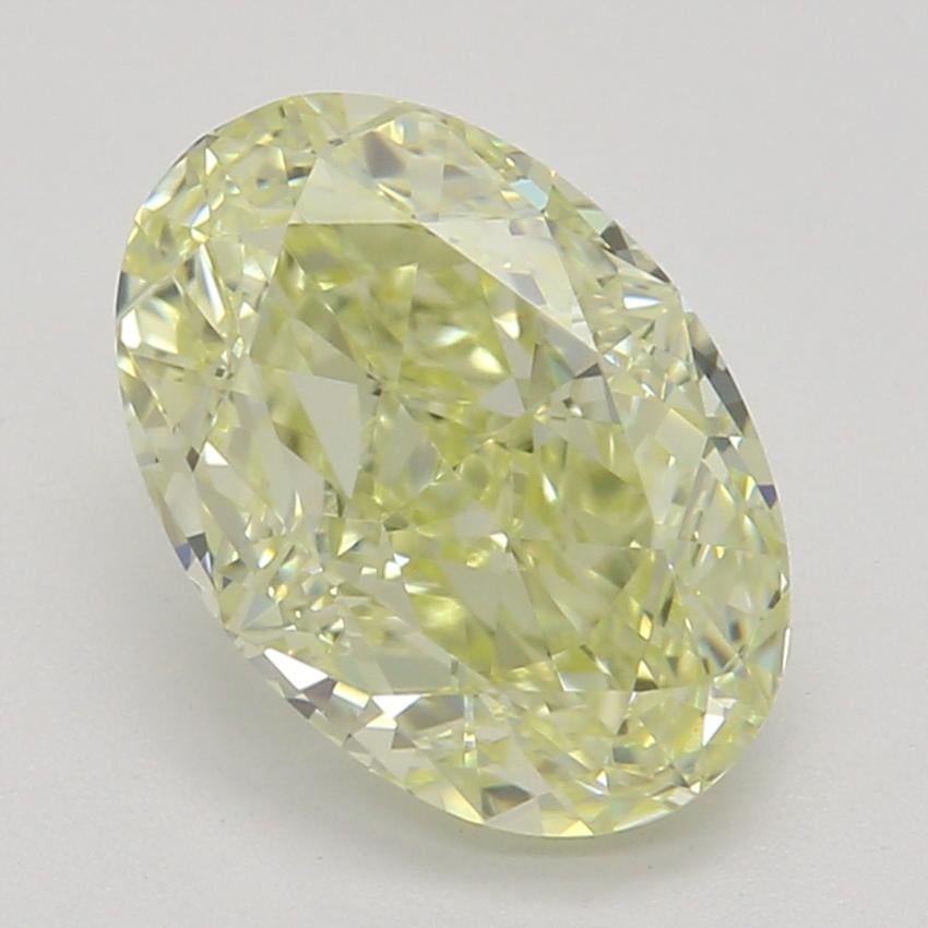 1.36 Ct. Fancy Light Yellow Oval Diamond
