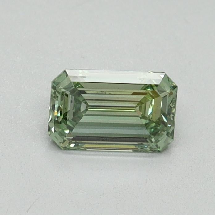 0.43 Ct. Fancy Vivid Green Emerald Lab Grown Diamond