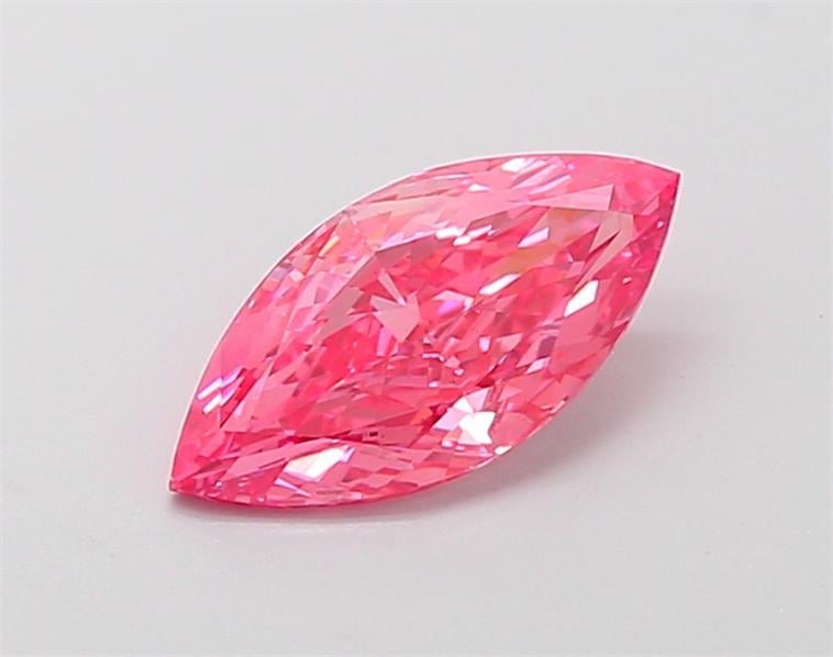 1.09 Ct. Fancy Vivid  Pink Marquise Lab Grown Diamond