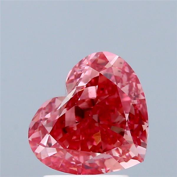 2.07 Ct. Fancy Vivid Pink Heart Lab Grown Diamond
