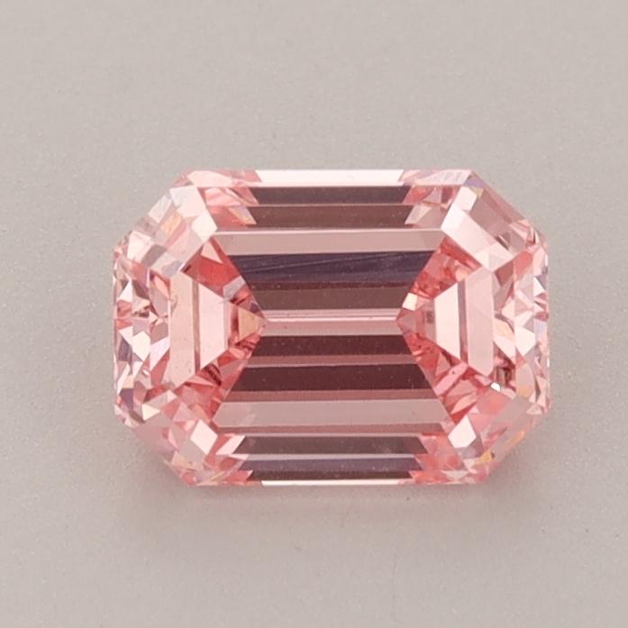 0.99 Ct. Fancy Vivid Pink Emerald Lab Grown Diamond