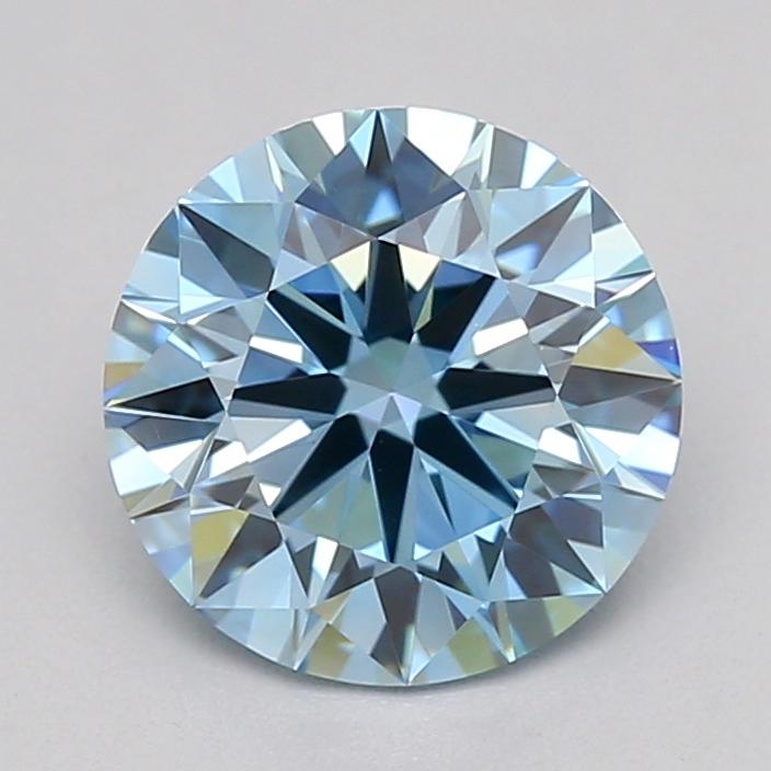 1.01 Ct. Fancy Blue Round Lab Grown Diamond