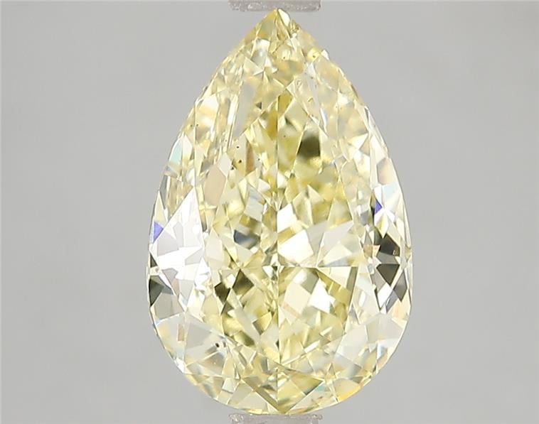 3.01 Ct. Fancy Intense Yellow Pear Lab Grown Diamond