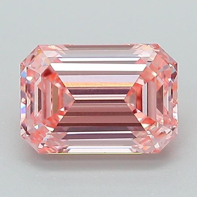 1.26 Ct. Fancy Intense Pink Emerald Lab Grown Diamond