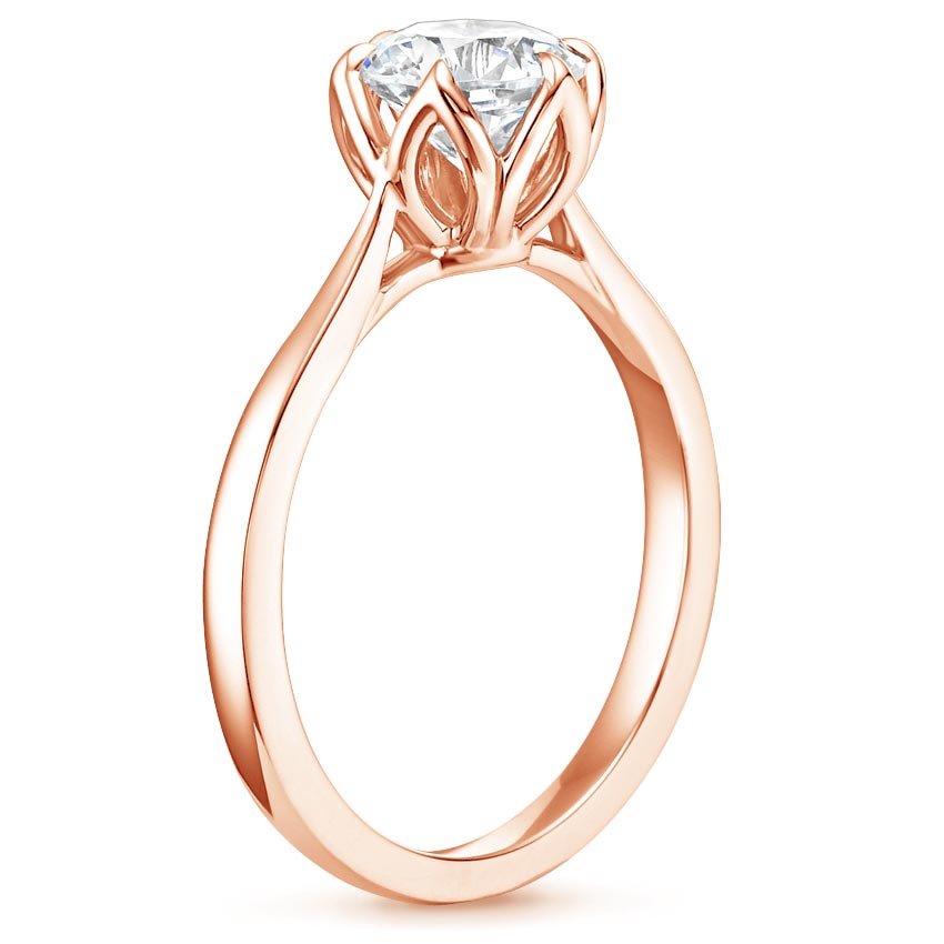 14K Rose Gold Caliana Ring, large side view