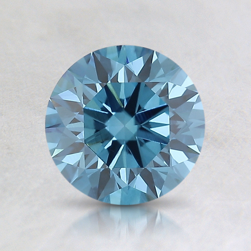 1.14 Ct. Fancy Deep Blue Round Lab Created Diamond