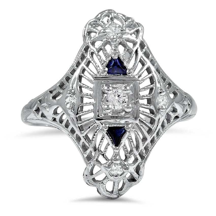 Art Deco Diamond Vintage Ring