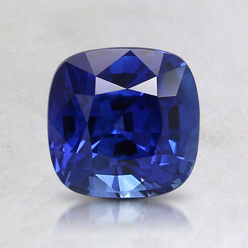 6.3mm Super Premium Blue Cushion Sapphire