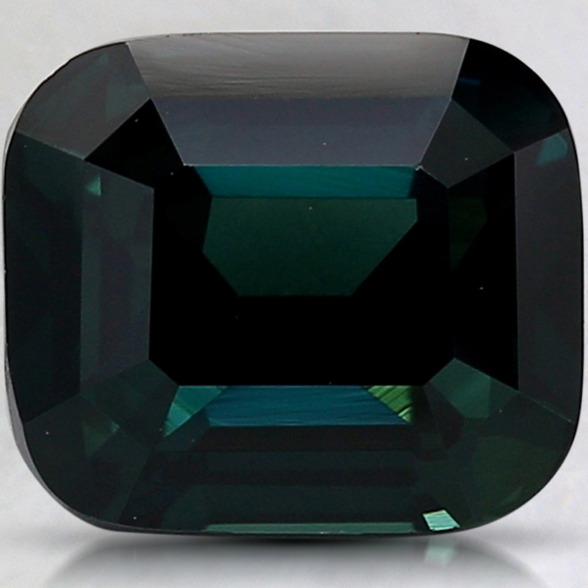9.7x8.4mm Teal Emerald Sapphire