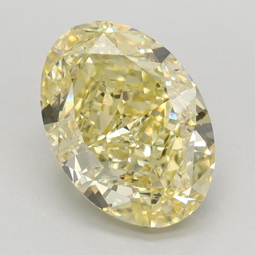 2.52 Ct. Fancy Intense Yellow Oval Lab Grown Diamond