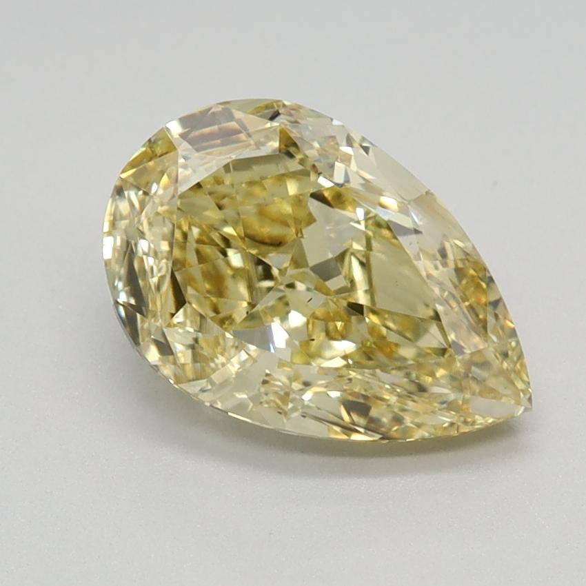 1.80 Ct. Fancy Intense Yellow Pear Lab Grown Diamond