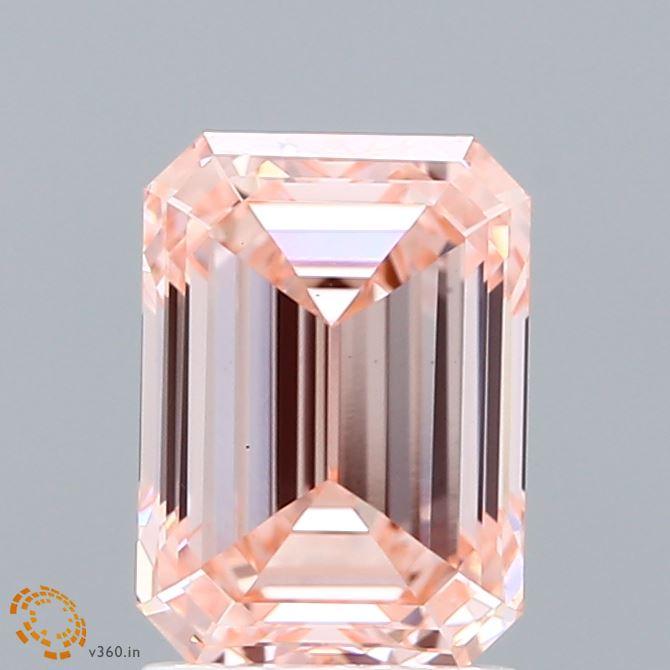 2.09 Ct. Fancy Intense Pink Emerald Lab Grown Diamond