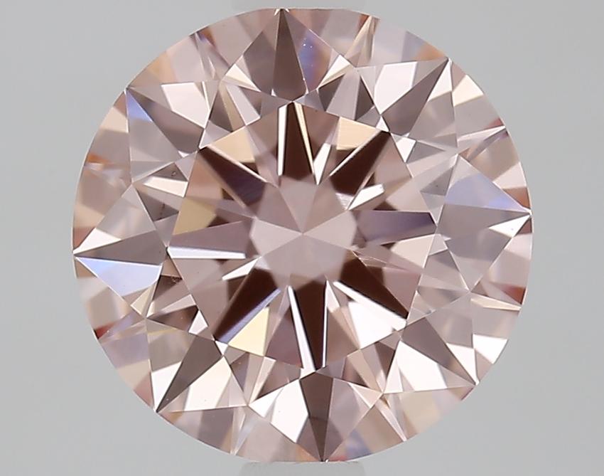 1.66 Ct. Fancy Intense Pink Round Lab Grown Diamond