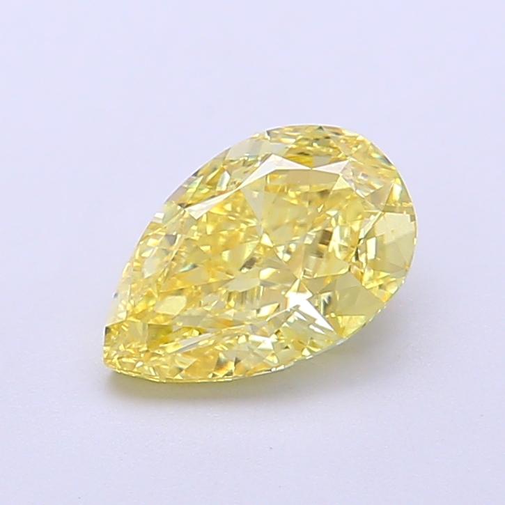 1.30 Ct. Fancy Intense Yellow Pear Lab Grown Diamond