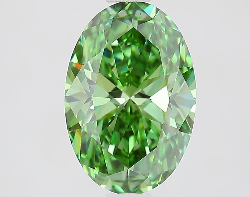1.55 Ct. Fancy Vivid Pink Oval Lab Grown Diamond
