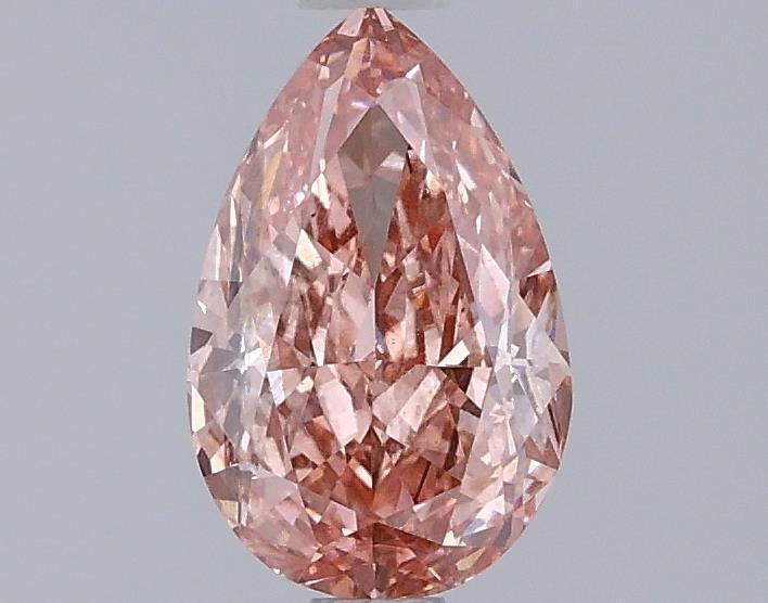 0.98 Ct. Fancy Intense Pink Pear Lab Grown Diamond