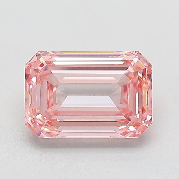 1.51 Ct. Fancy Intense  Pink Emerald Lab Grown Diamond