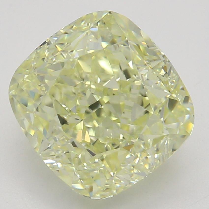 1.53 Ct. Fancy Light Yellow Cushion Diamond