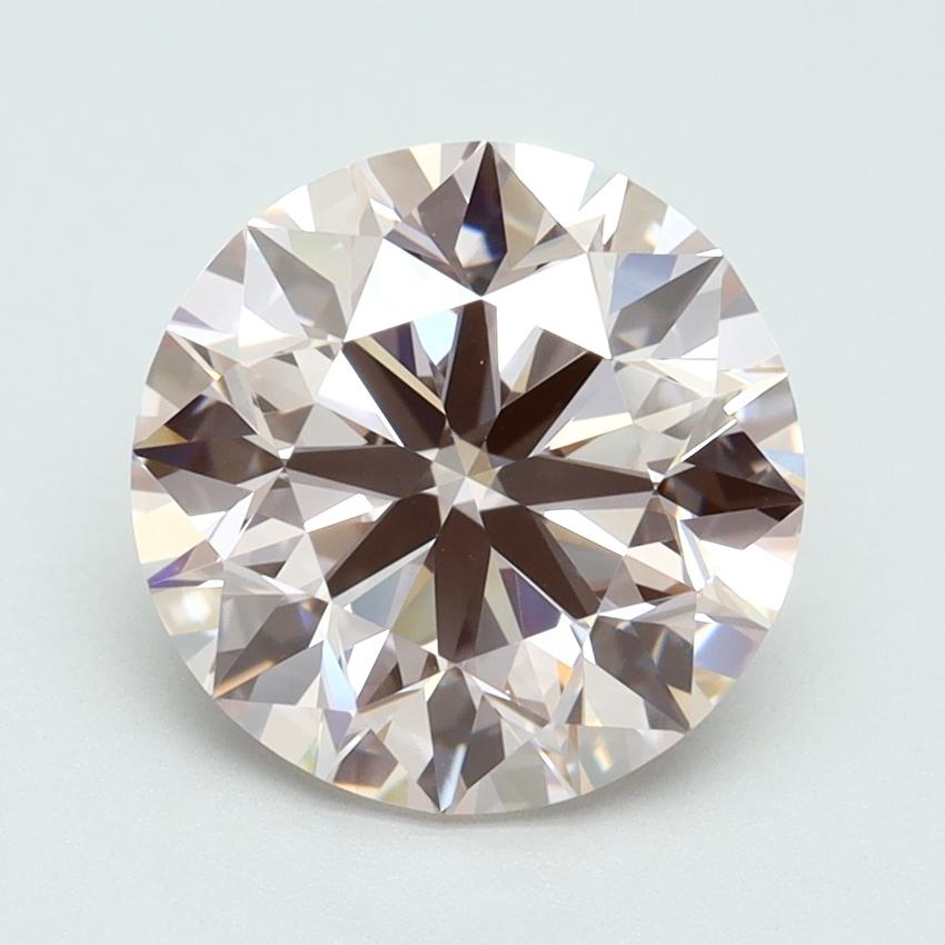 3.22 Ct. Fancy Intense Pink Round Lab Grown Diamond