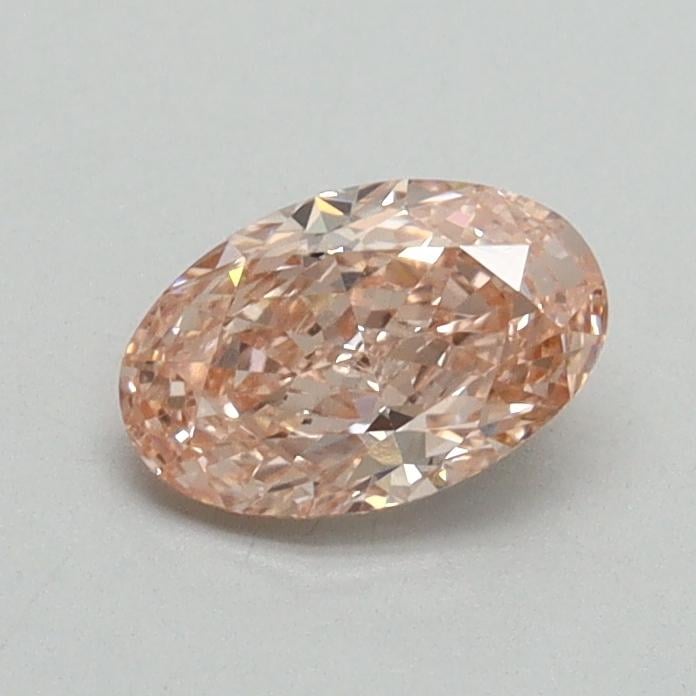 0.58 Ct. Fancy Intense Pink Oval Lab Grown Diamond