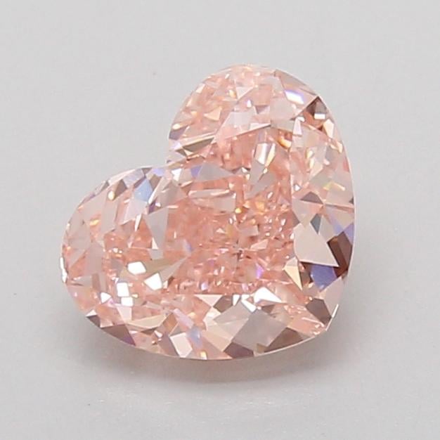 1.56 Ct. Fancy Vivid Pink Heart Lab Grown Diamond