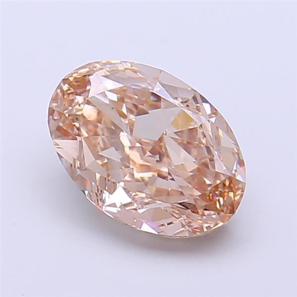 2.19 Ct. Light Brown Oval Lab Grown Diamond