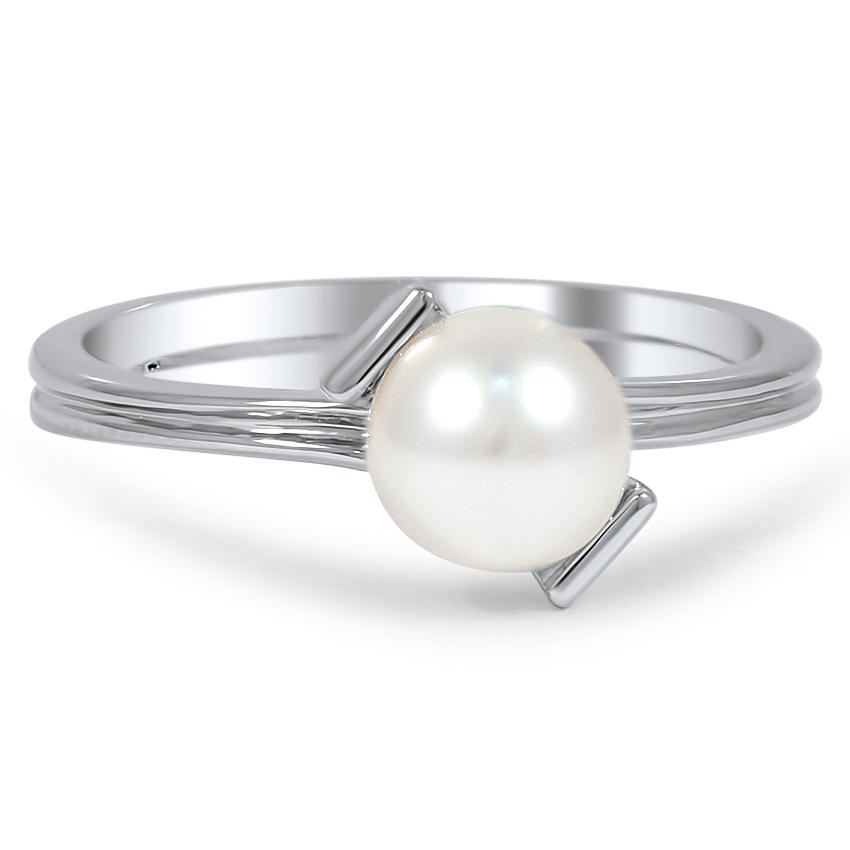 Modern Pearl Vintage Ring | Marinda | Brilliant Earth