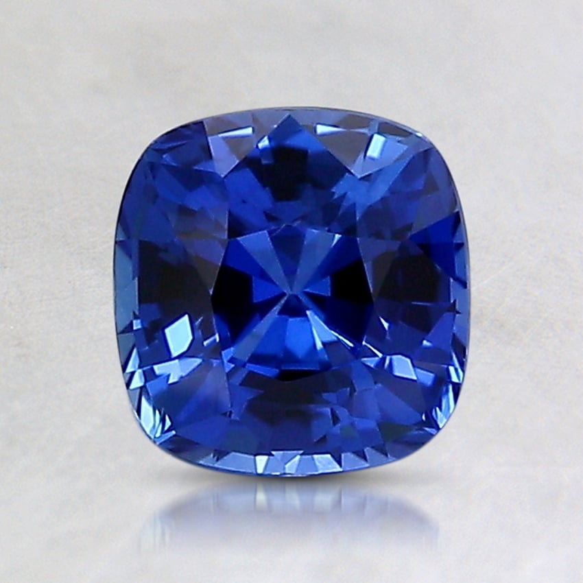 6.3x6.1mm Blue Cushion Sapphire