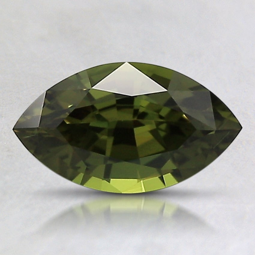 9.2x5.2mm Unheated Green Marquise Australian Sapphire