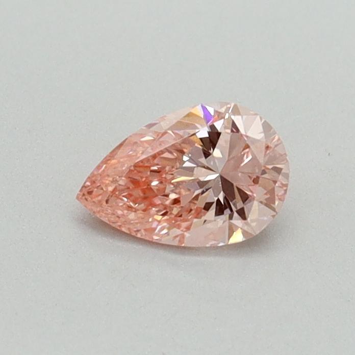 0.31 Ct. Fancy Vivid Pink Pear Lab Grown Diamond
