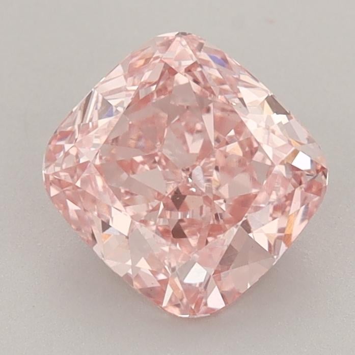 1.57 Ct. Fancy Intense  Pink Cushion Lab Grown Diamond