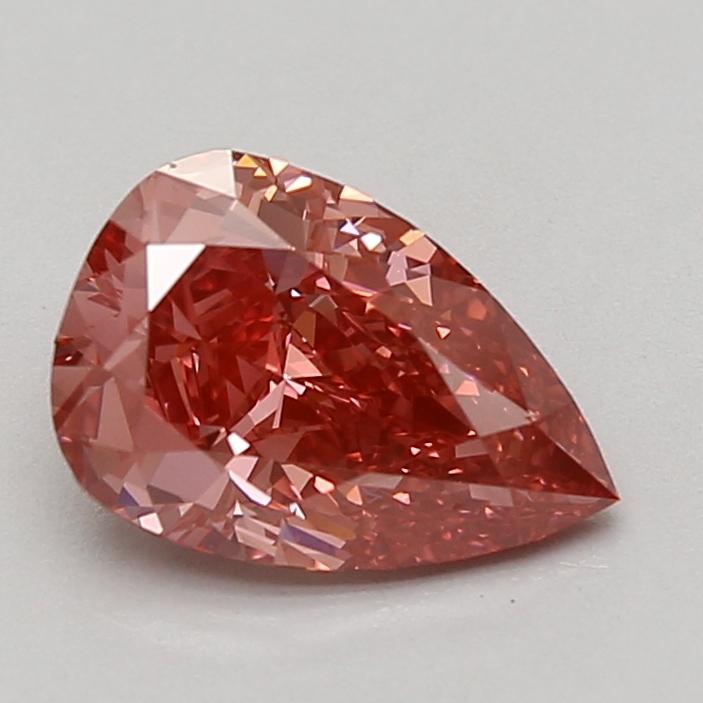 2.10 Ct. Fancy Vivid Pink Pear Lab Grown Diamond