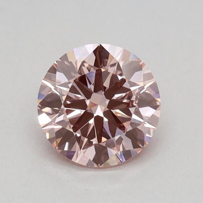 0.46 Ct. Fancy Intense Pink Round Lab Grown Diamond