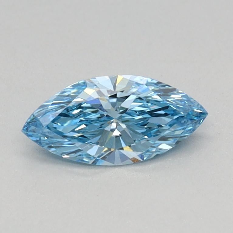 0.31 Ct. Fancy Vivid Blue Marquise Lab Grown Diamond