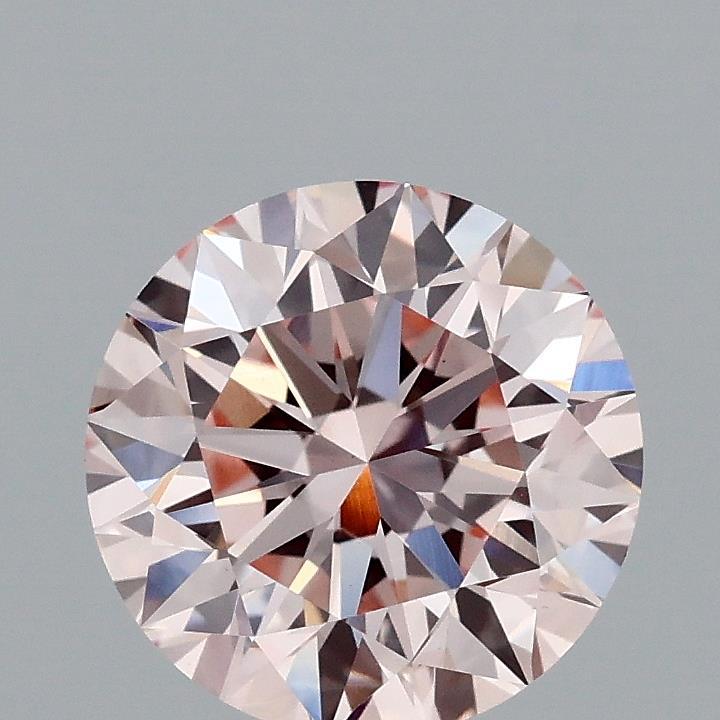 1.72 Ct. Fancy Pink Round Lab Grown Diamond