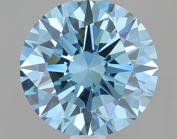 1.01 Ct. Fancy Vivid Blue Round Lab Grown Diamond