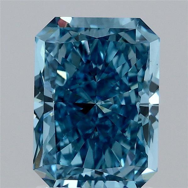 2.04 Ct. Fancy Vivid Blue Radiant Lab Grown Diamond