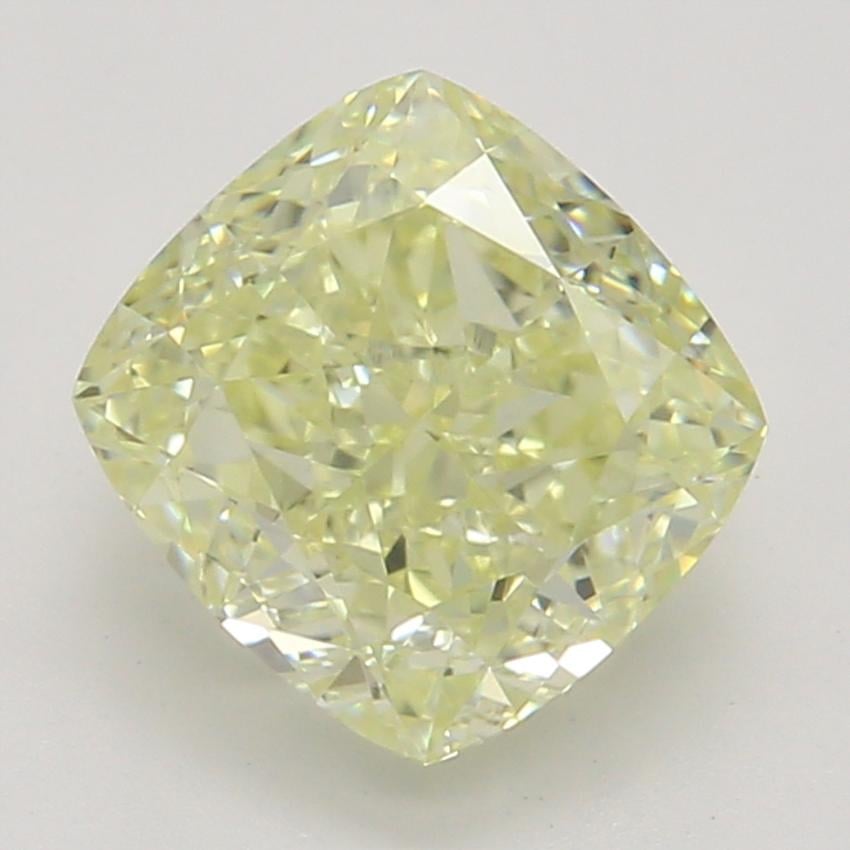 1.10 Ct. Fancy Light Yellow Cushion Diamond