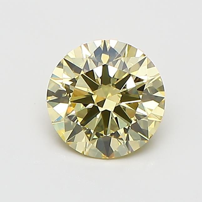 1.03 Ct. Fancy Intense  Yellow Round Lab Grown Diamond