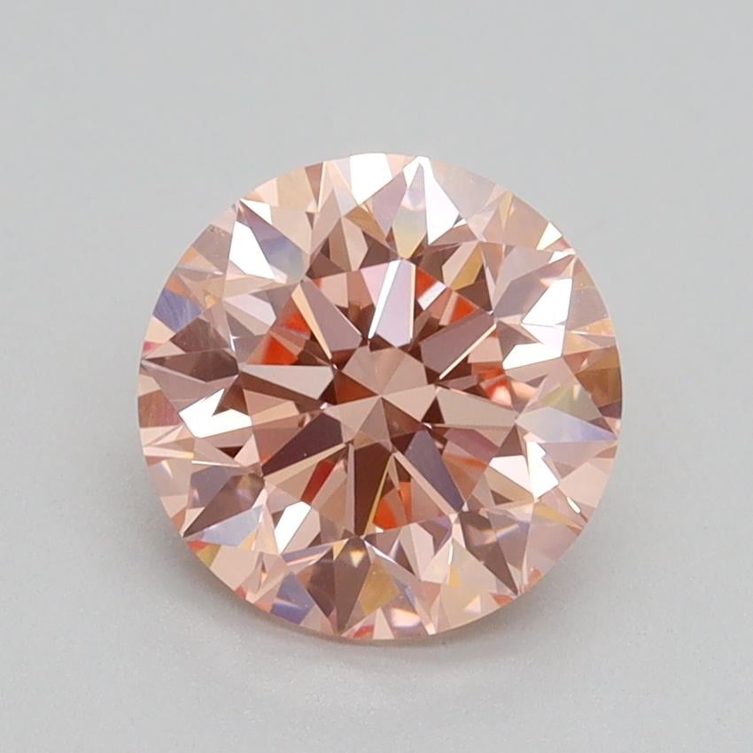 1.70 Ct. Fancy Intense Pink Round Lab Grown Diamond