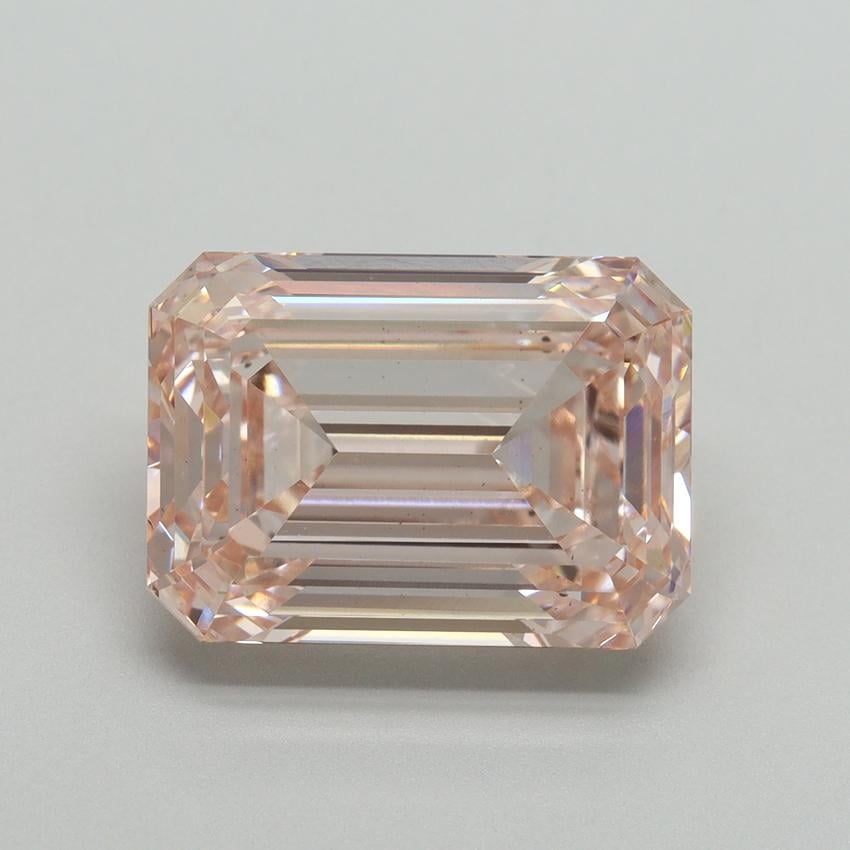 7.61 Ct. Fancy Intense Pink Emerald Lab Grown Diamond